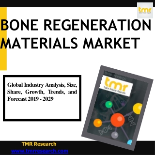 Bone Regeneration Materials Market Scope and Trends