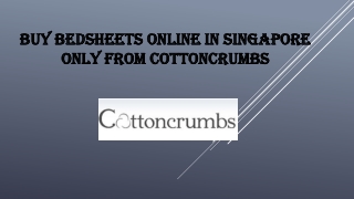Buy Bedsheets Online Singapore