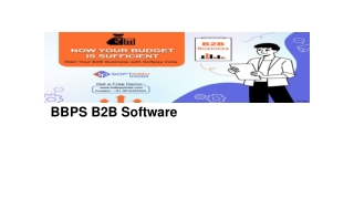 BBPS B2B Software