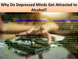 Alcohol rehabilitation Centre in Pune