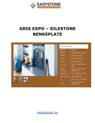 GRIS EXPO – SILESTONE BENKEPLATE