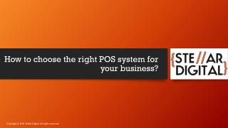 How to choose the right POS system for your business