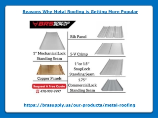 Reasons Why Metal Roofing is Getting More Popular