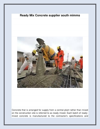 The best Commercial Concrete Supplier in Potters Bar