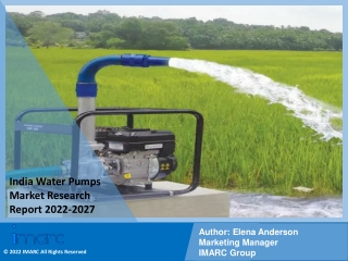 India Water Pumps Market PDF | Growth | Trends | Forecast to 2022-2027