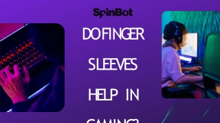 Do finger sleeves help in gaming