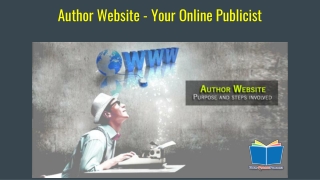 Author Website - Your Online Publicist
