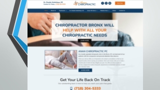 Chiropractor and Physical Therapy Clinic in Bronx NY.