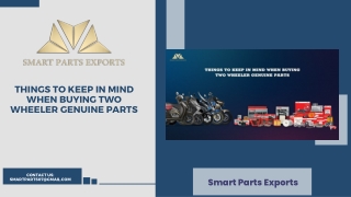 THINGS TO KEEP IN MIND WHEN BUYING TWO WHEELER GENUINE PARTS
