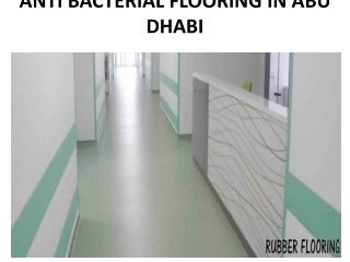 ANTI BACTERIAL FLOORING IN ABU DHABI