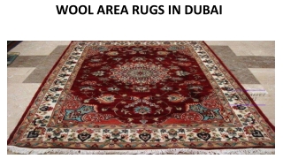 WOOL AREA RUGS IN DUBAI