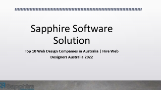 Top 10 Web Design Companies in Australia-Hire Web Designers Australia 2022