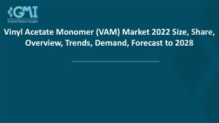 Vinyl Acetate Monomer (VAM) Market