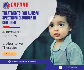 Best Autism Treatment in Bangalore, Hulimavu | CAPAAR