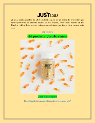 cbd products | Justcbd.com.co