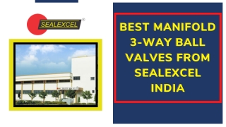 Best Manifold 3-Way Ball Valves From Sealexcel India