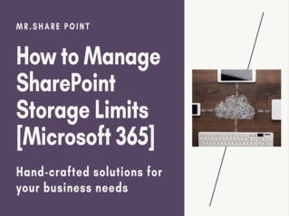 How to Manage SharePoint Storage Limits [Microsoft 365]