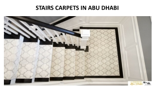 STAIRS CARPETS IN ABU DHABI