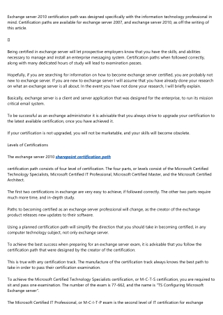 The Most Common Complaints About sharepoint certification path, and Why They're