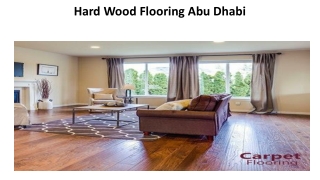 Hard Wood Flooring Abu Dhabi