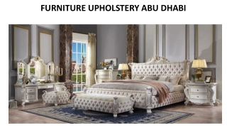 FURNITURE UPHOLSTERY ABU DHABI