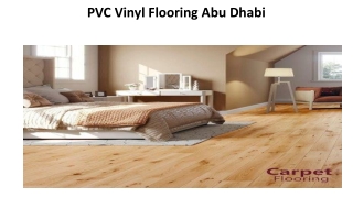 PVC Vinyl Flooring Abu Dhabi