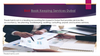 Book Keeping Services Dubai