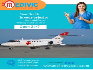 Grab the Superb Medical Air Ambulance Service in Along and Aizawl for Immediate Shifting of Unwell