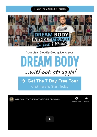 Motivated Fit | Dream Body without struggle in just 9 weeks