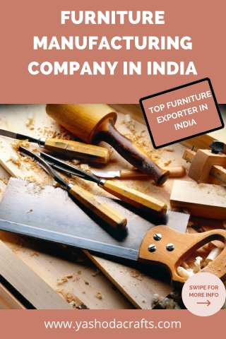 16 Furniture Manufacturing Company In India
