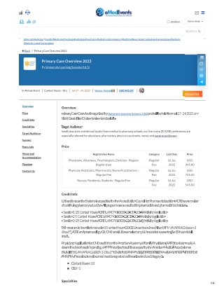 ULS 2022 Primary Care Overview CME