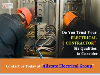 Do You Trust Your Electrical Contractor Six Qualities to Consider