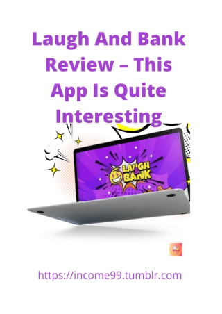 Laugh And Bank Review – This App Is Quite Interesting