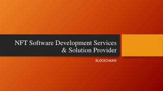 NFT Software Development Services & Solution Provider