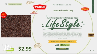 Mustard Seeds 200g - Indian Groceries in New Zealand