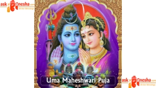 Uma Maheshwari Puja homam for God Shiva and Goddess Parvathy  Bring hapiness in married life