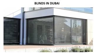 BLINDS IN DUBAI