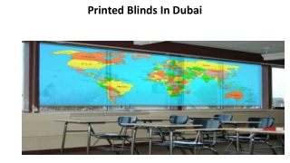 Printed Blinds In Dubai