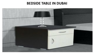 BEDSIDE TABLE IN DUBAI