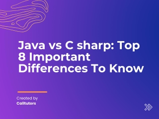 Java vs C sharp Top 8 Important Differences To Know