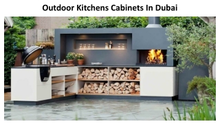 Outdoor Kitchens Cabinets  In Dubai