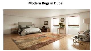 Modern Rugs in Dubai