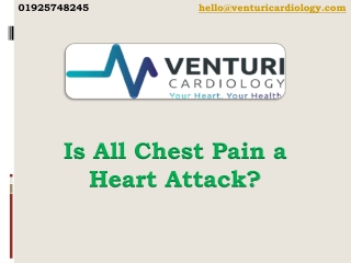 Is All Chest Pain a Heart Attack?