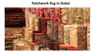 Patchwork Rug in Dubai