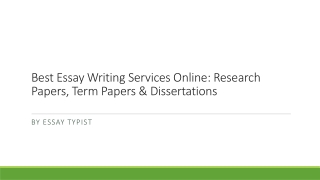 Best Essay Writing Services Online