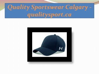 Quality Sportswear Calgary - qualitysport.ca