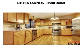 KITCHEN CABINETS REPAIR DUBAI