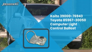 Koito 39000-76943 Computer Light Control Ballast