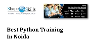 Python Training in Noida