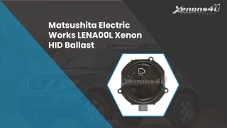 Matsushita Electric Works LENA00L Xenon HID Ballast